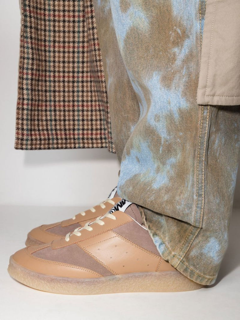 Brown Court Leather Sneakers