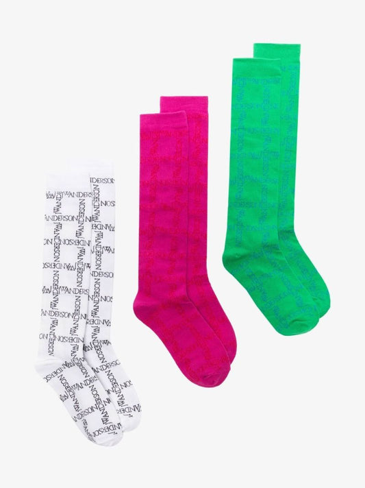 Multicoloured Logo Socks Set