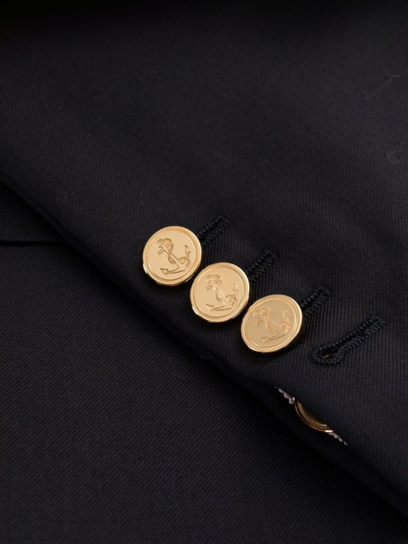 Black Single-breasted Wool Blazer
