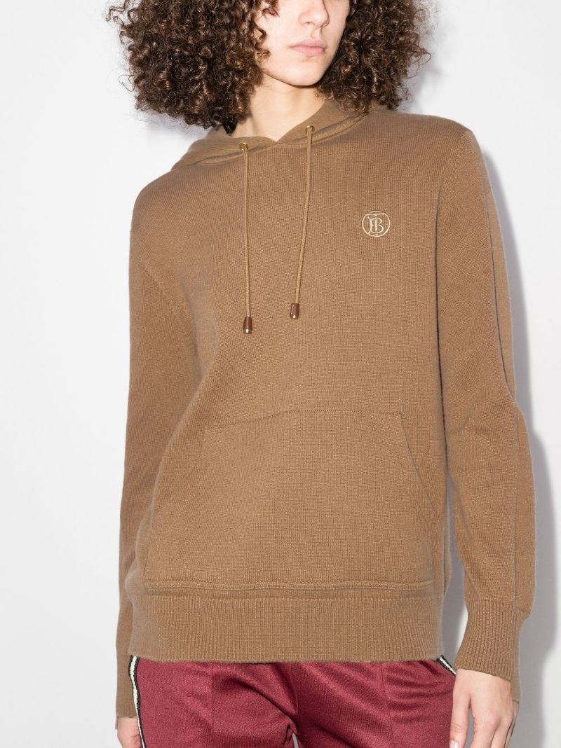 Jaida Logo Wool Hoodie