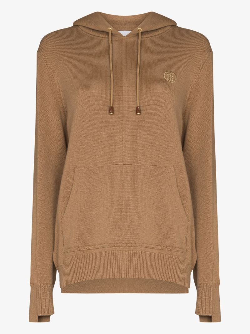 Jaida Logo Wool Hoodie