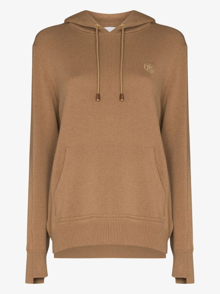 Jaida Logo Wool Hoodie