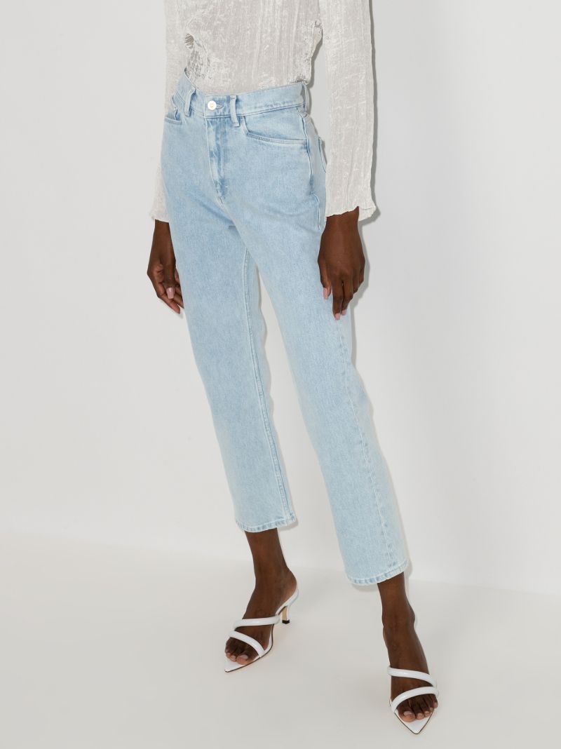 Carnation Cropped Straight Leg Jeans