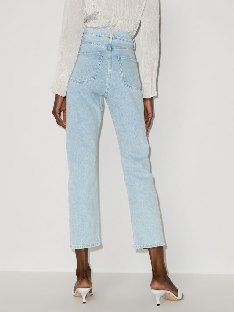 Carnation Cropped Straight Leg Jeans