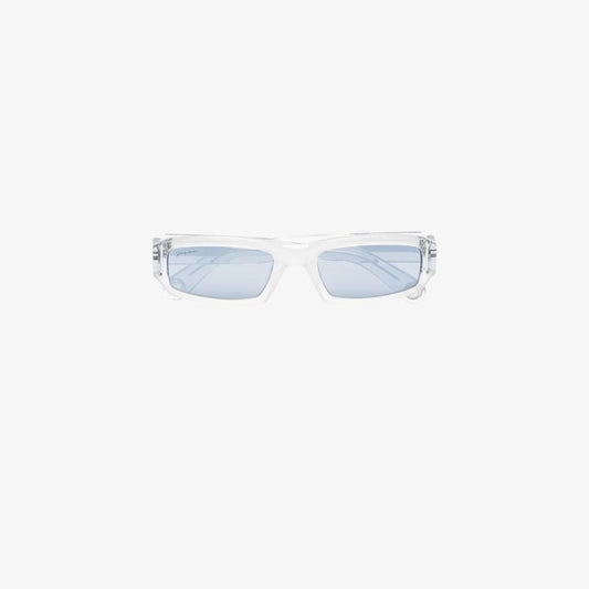 Grey Les Lunettes Altu Rectangular Sunglasses