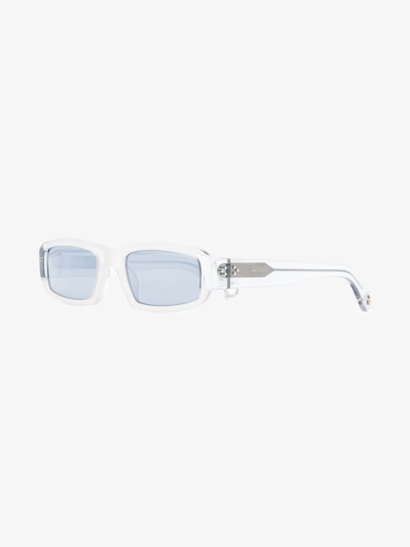 Grey Les Lunettes Altu Rectangular Sunglasses