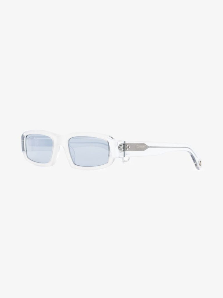Grey Les Lunettes Altu Rectangular Sunglasses