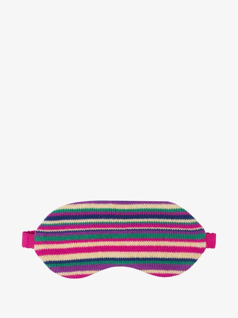 Multicoloured Cashmere Eye Mask