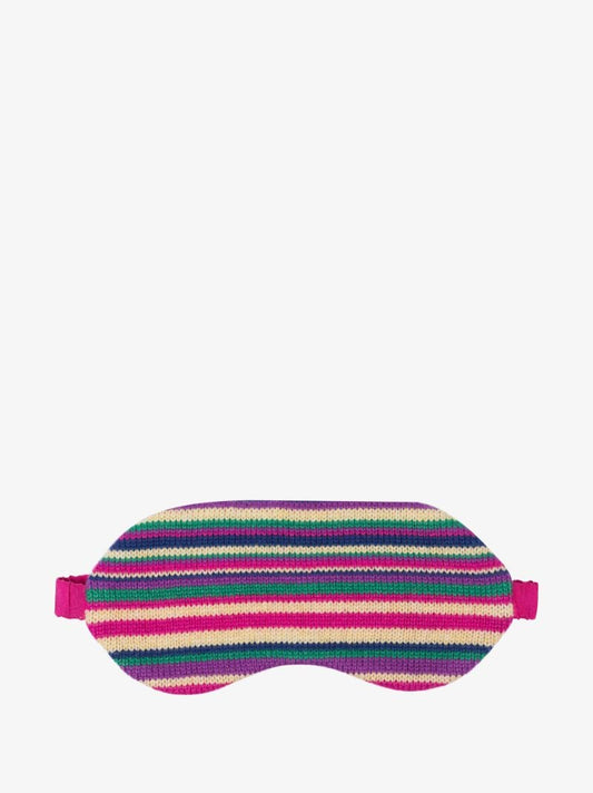 Multicoloured Cashmere Eye Mask