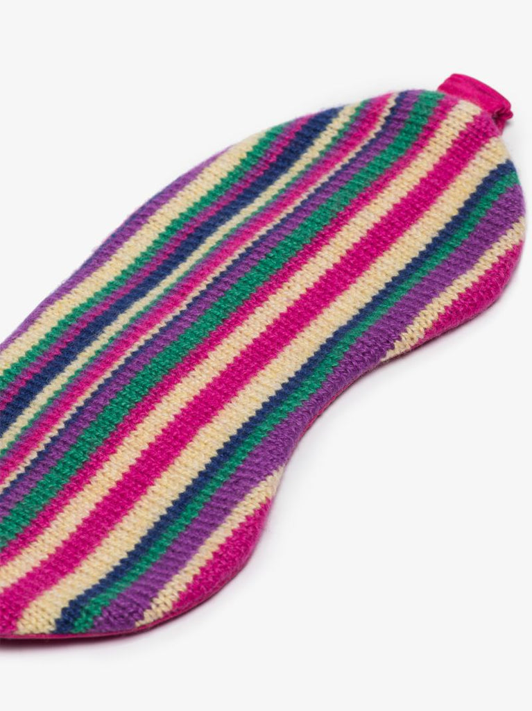 Multicoloured Cashmere Eye Mask