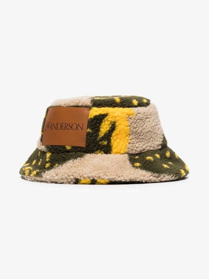 Asymmetric Logo-patch Bucket Hat