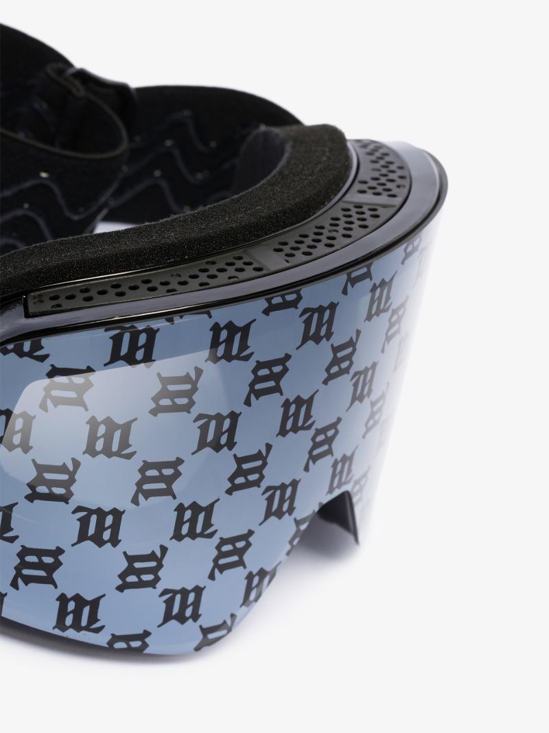 X Browns Black Monogram Ski Goggles