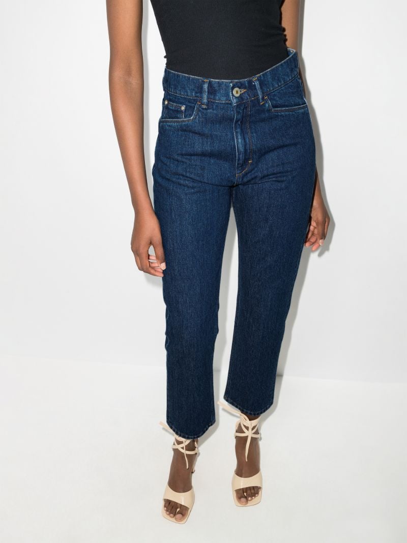 Carnation Cropped Straight Leg Jeans