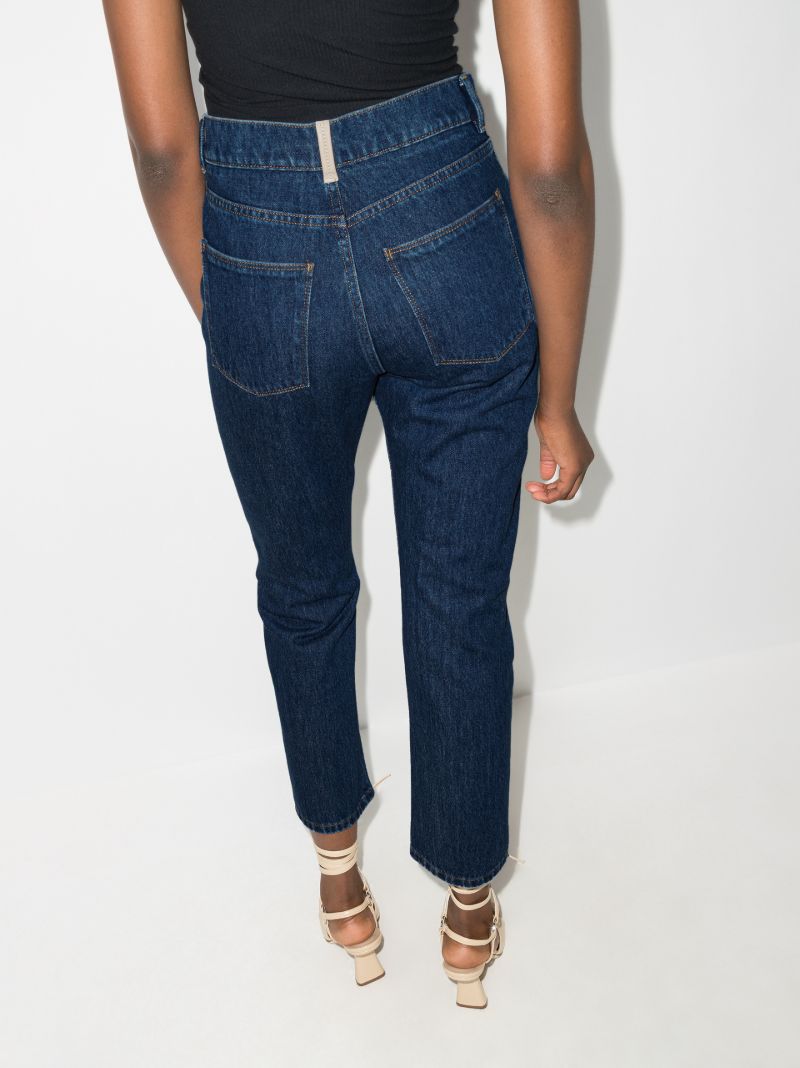 Carnation Cropped Straight Leg Jeans
