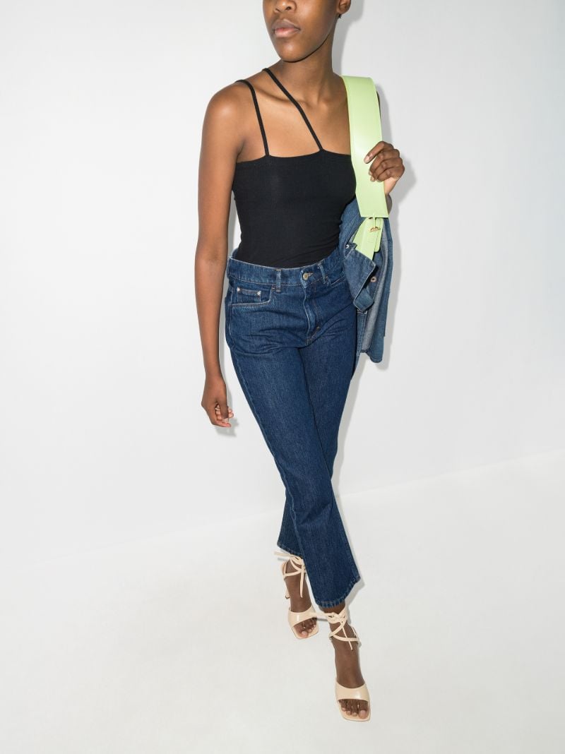 Carnation Cropped Straight Leg Jeans