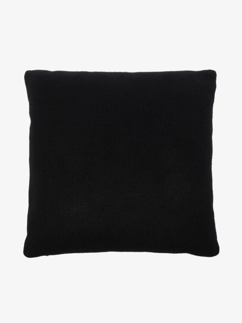Black the World Cashmere Cushion