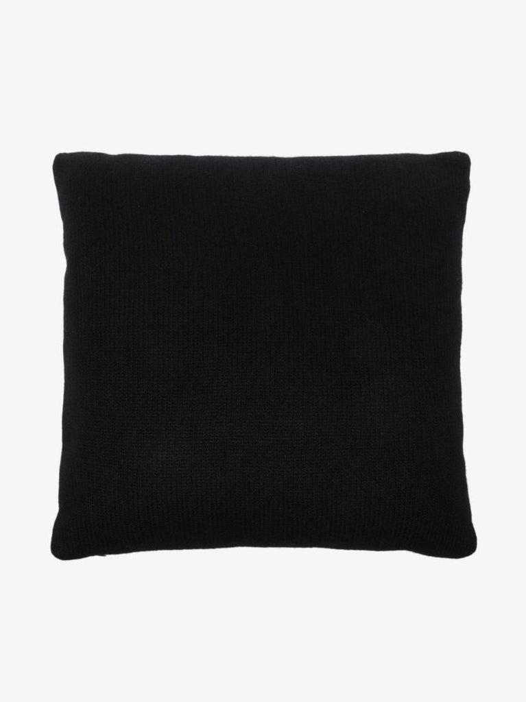 Black the World Cashmere Cushion