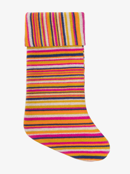 Striped Holiday Stocking