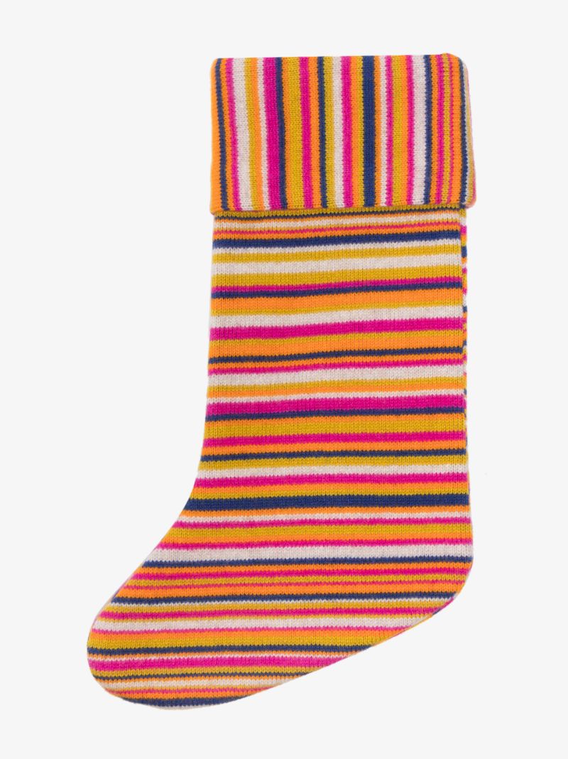 Striped Holiday Stocking