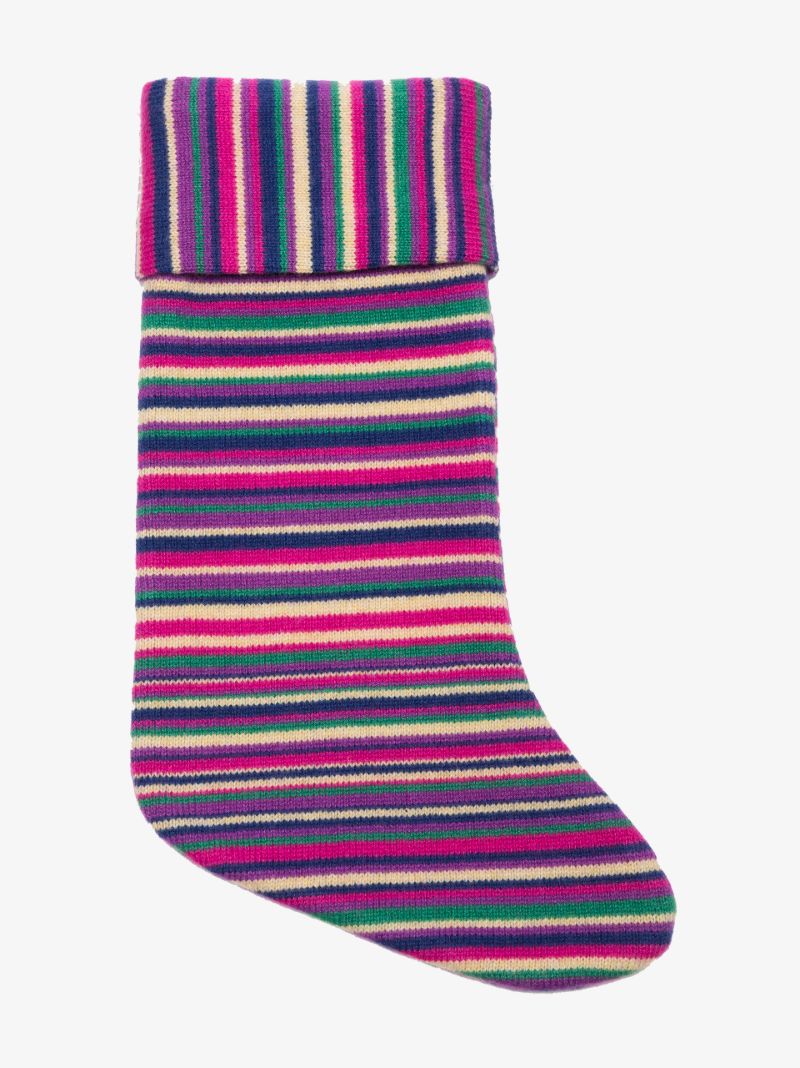 Striped Holiday Stocking
