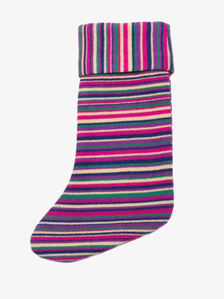 Striped Holiday Stocking