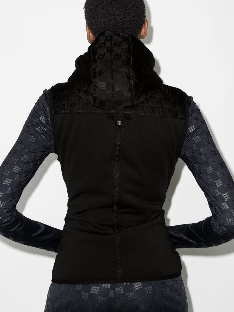 X Browns Monogram Quilted Ski Vest