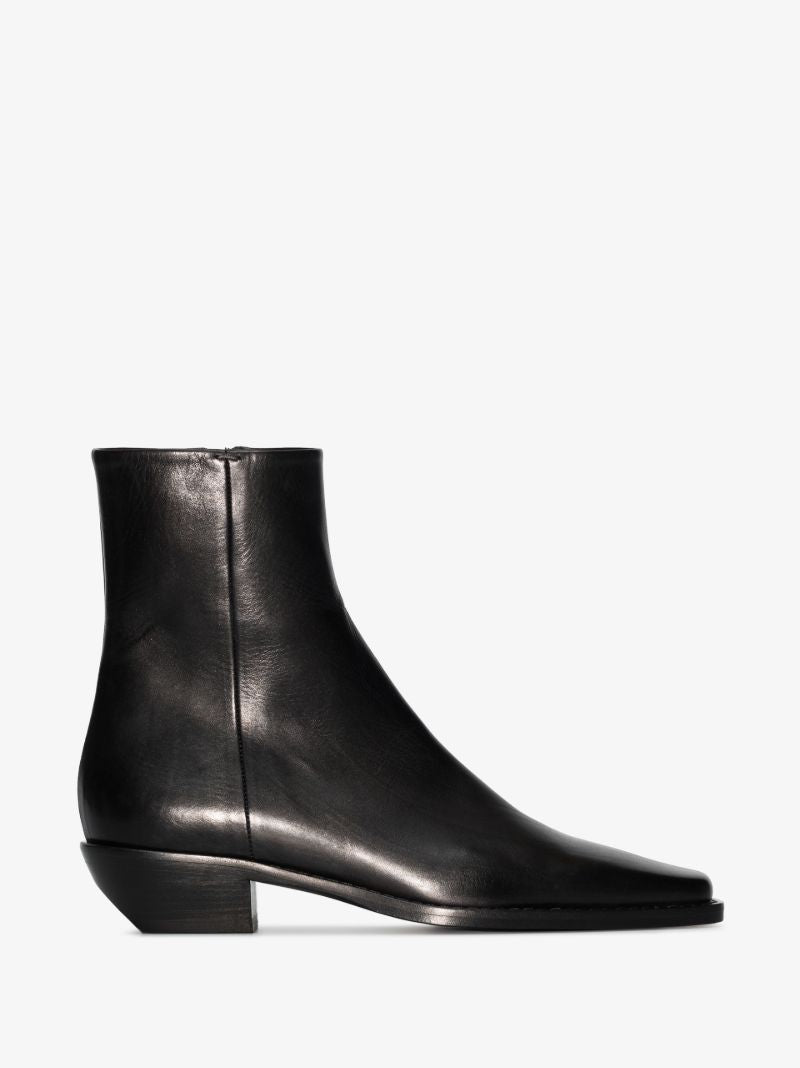 Black Wooster 40 Leather Boots