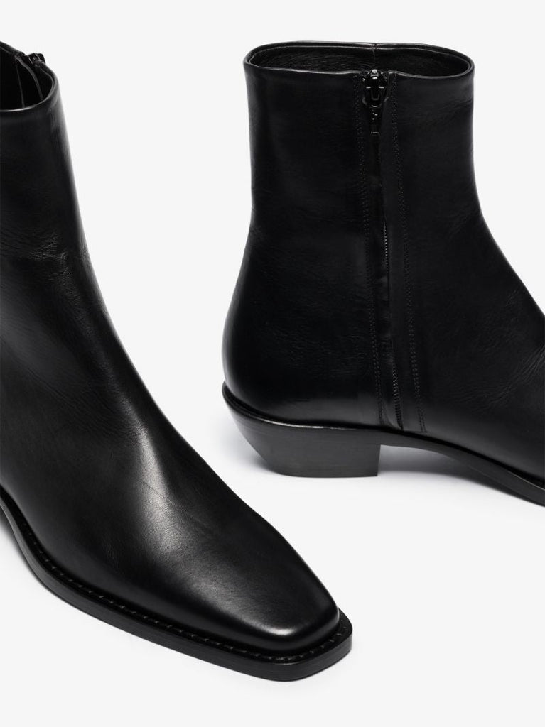 Black Wooster 40 Leather Boots