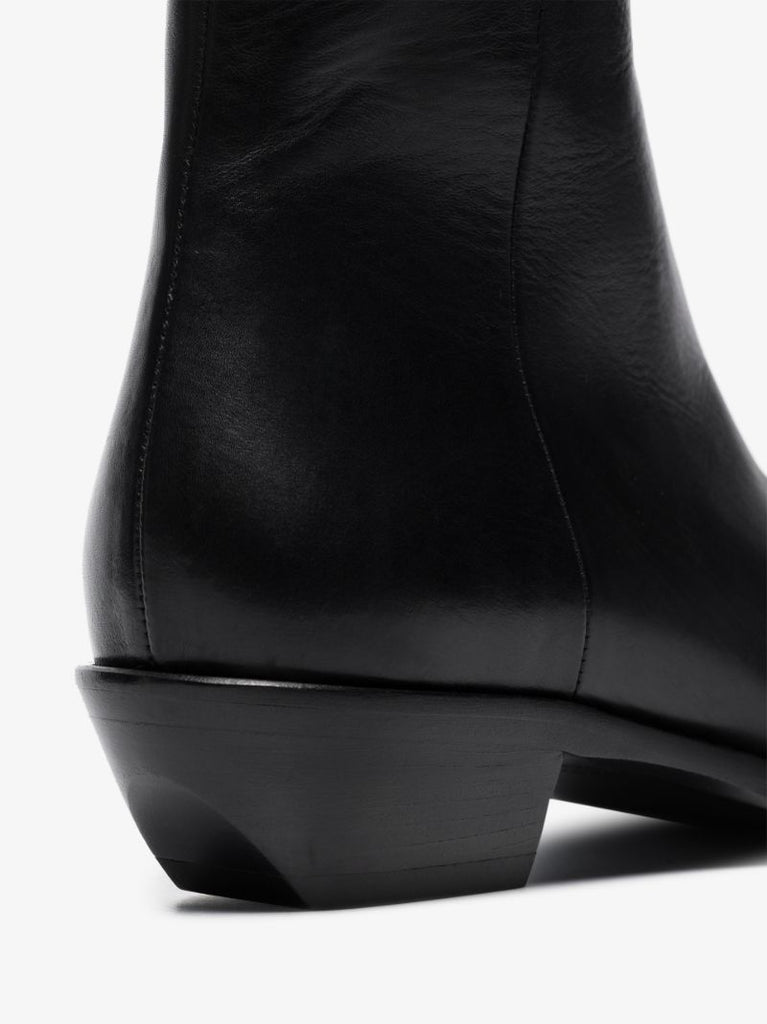 Black Wooster 40 Leather Boots