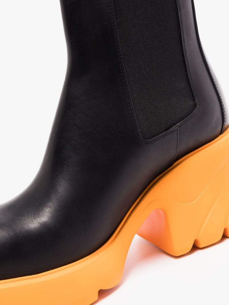 Black Flash 95 Leather Chelsea Boots