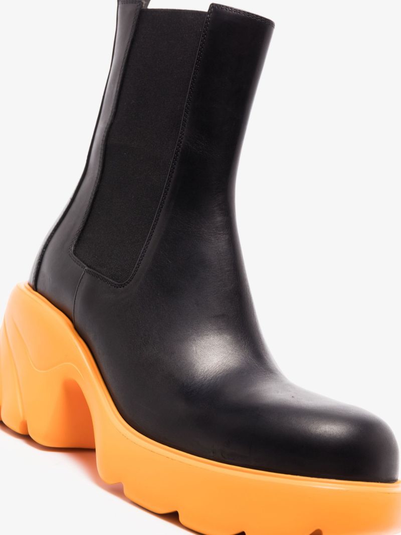 Black Flash 95 Leather Chelsea Boots