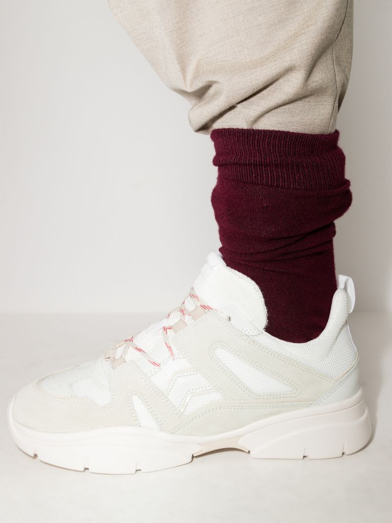 White Kindsay Leather Sneakers