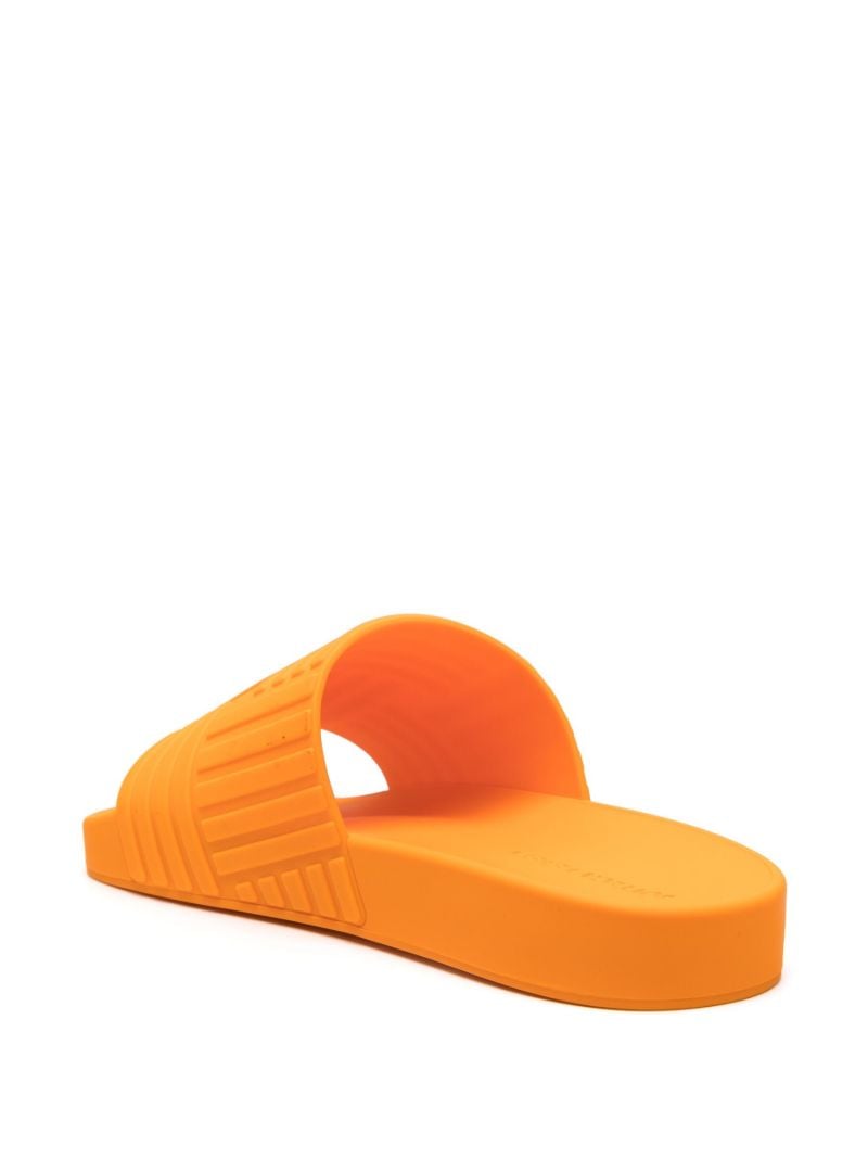 Orange Embossed Rubber Slides