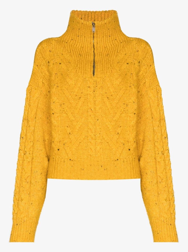 Half-zip Cable-knit Jumper
