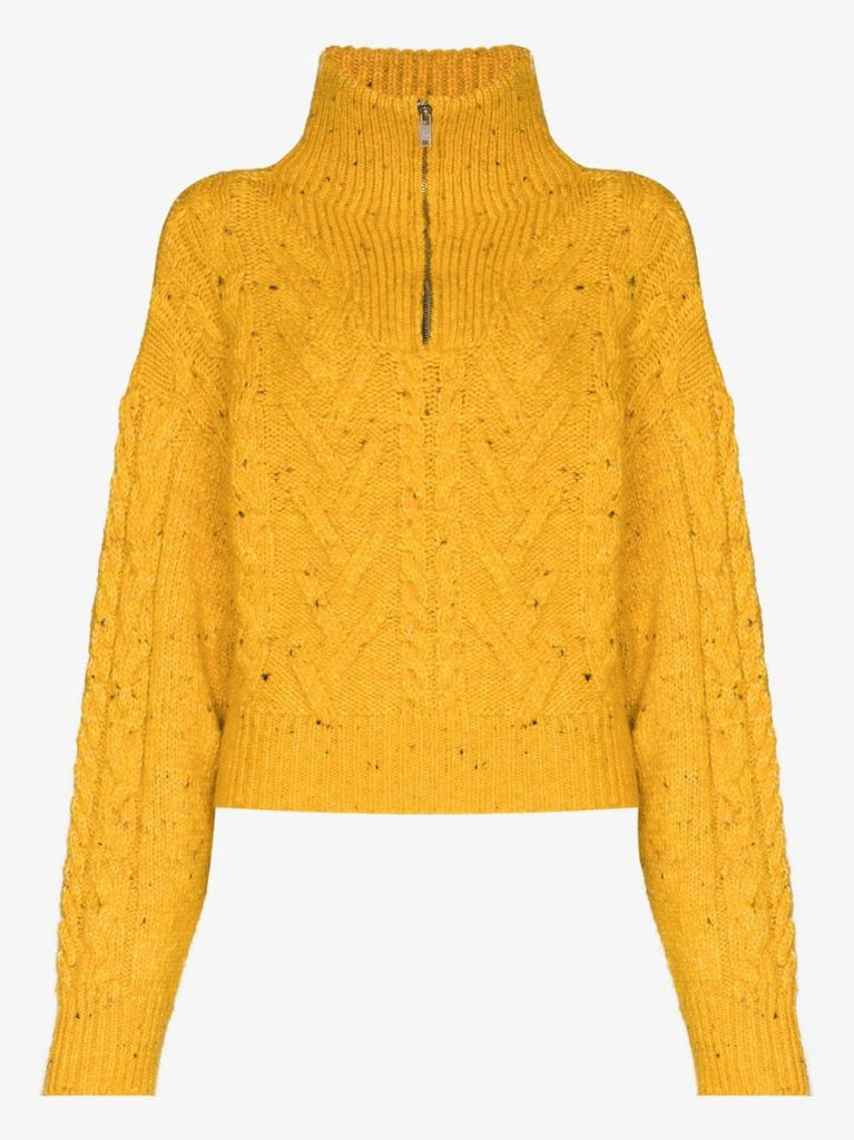 Half-zip Cable-knit Jumper