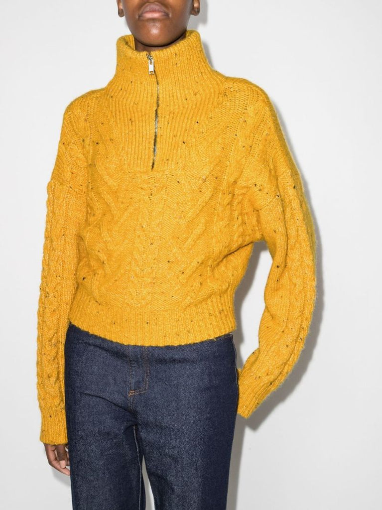Half-zip Cable-knit Jumper