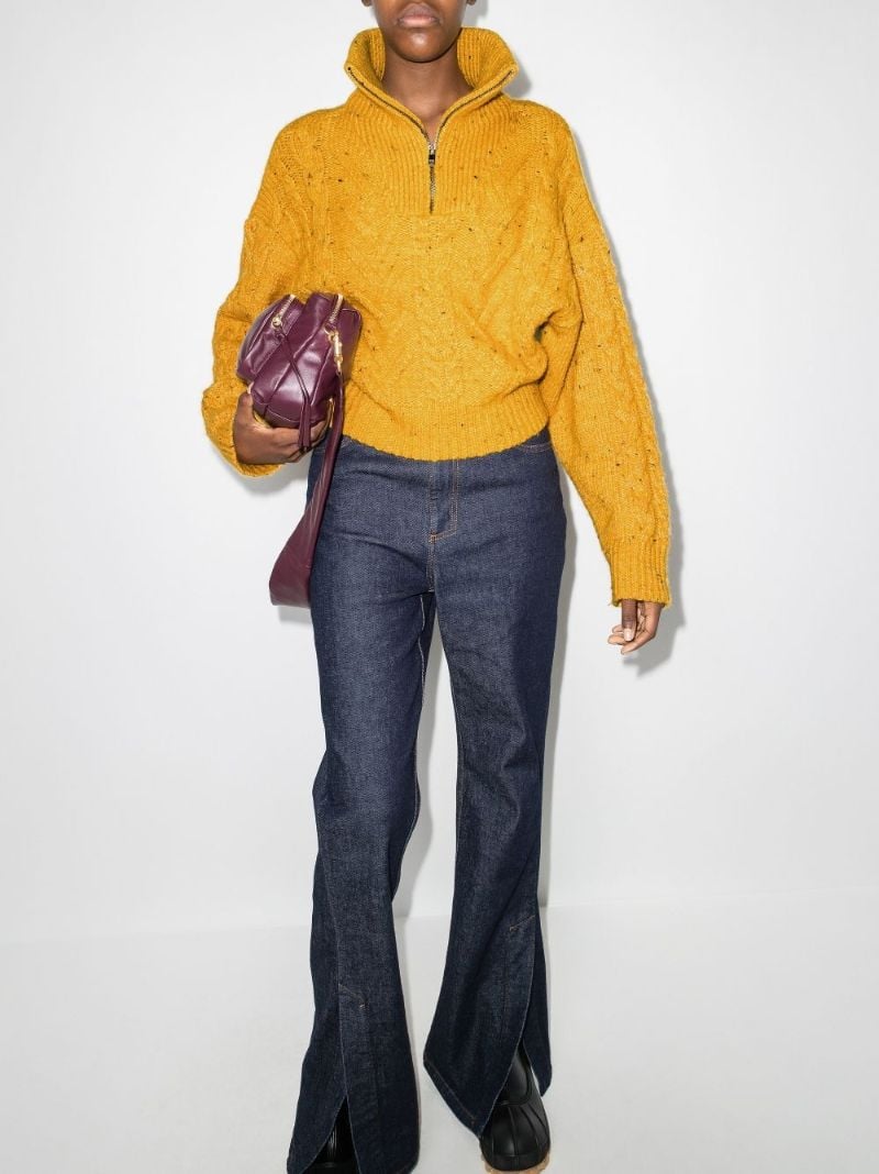 Half-zip Cable-knit Jumper