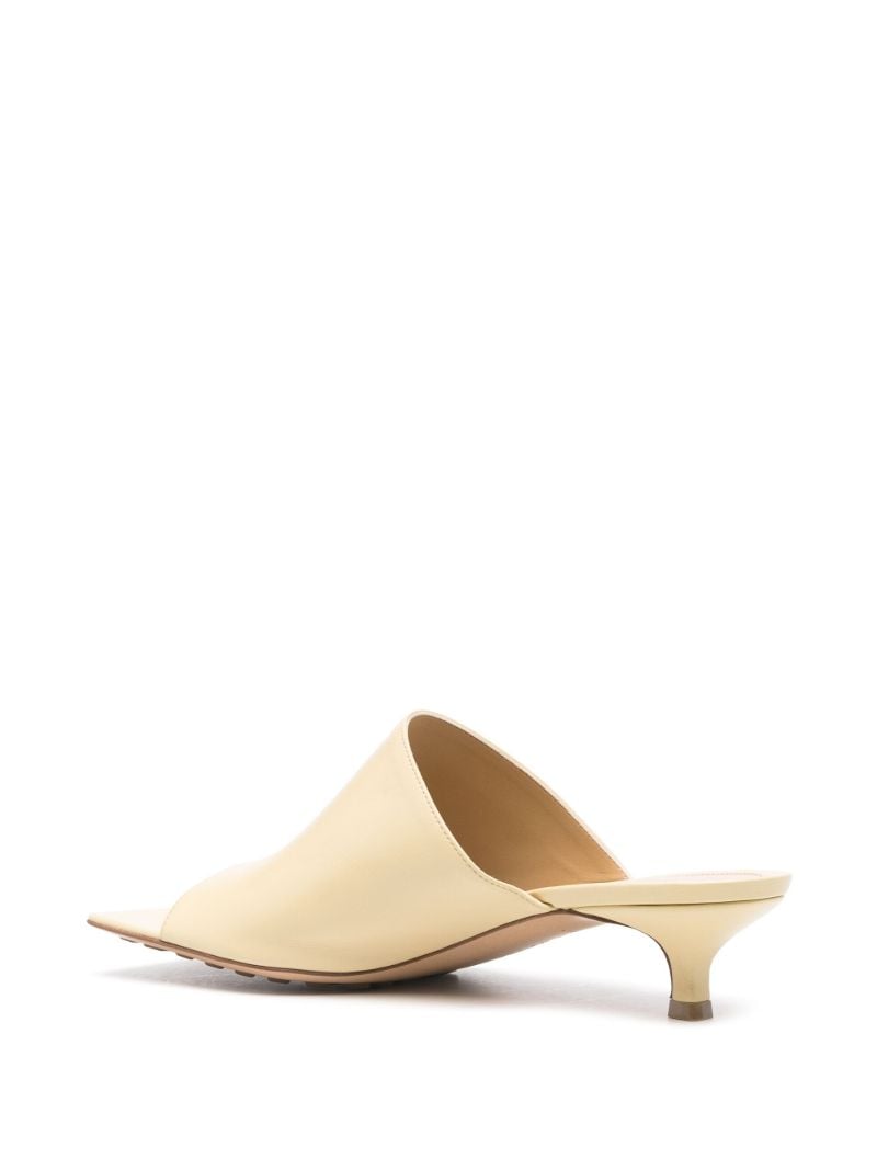 Yellow Stretch 40 Leather Mules