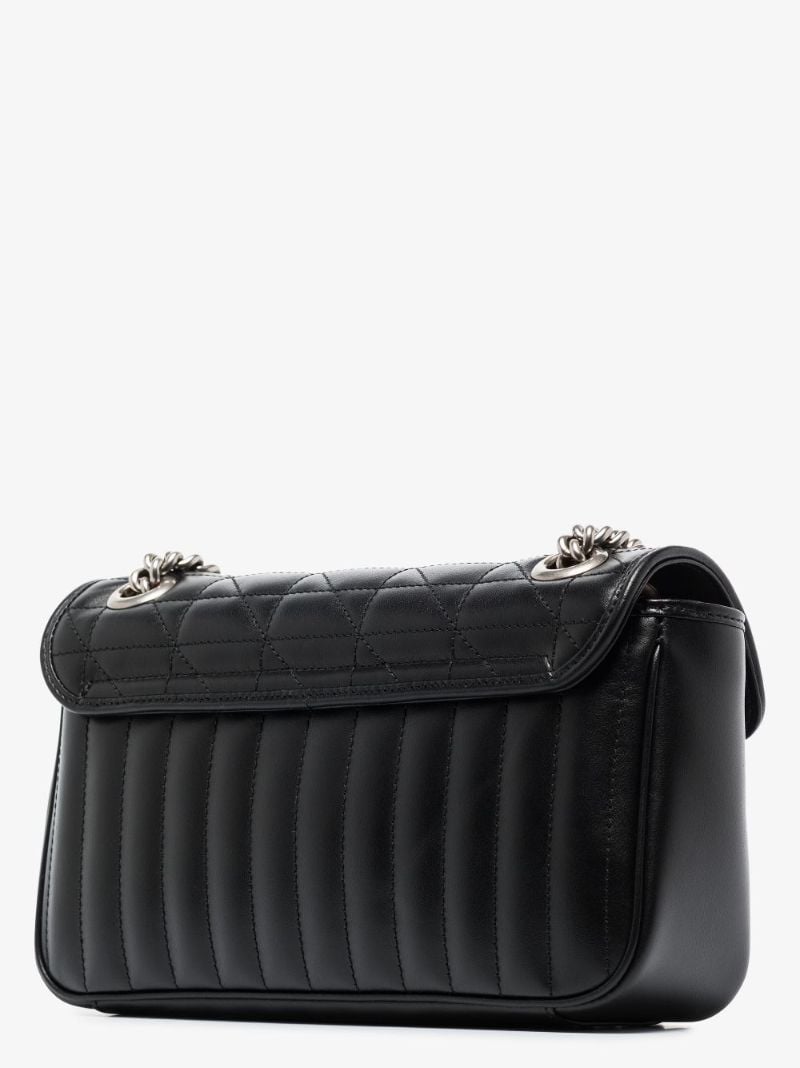 Black Gg Marmont Leather Shoulder Bag
