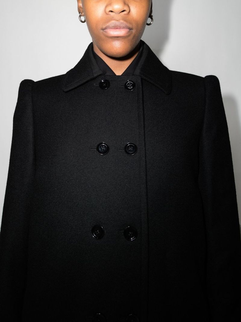 Double-breasted Wool Coat