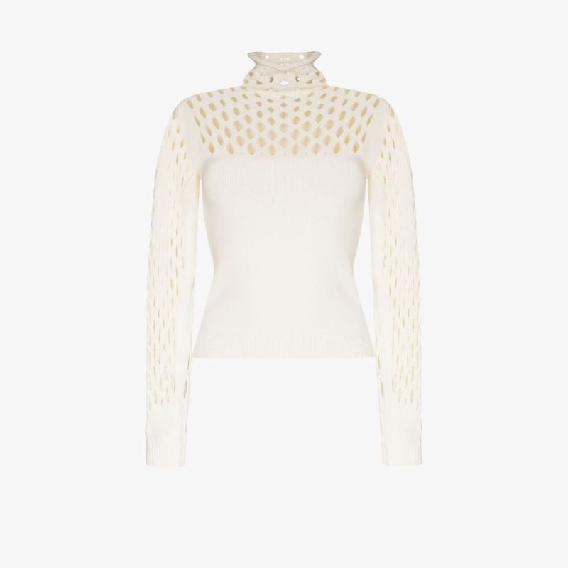 Cutout Roll Neck Top