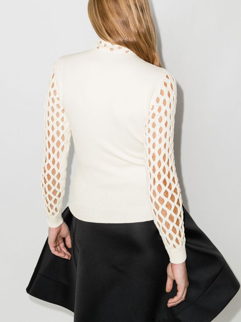 Cutout Roll Neck Top