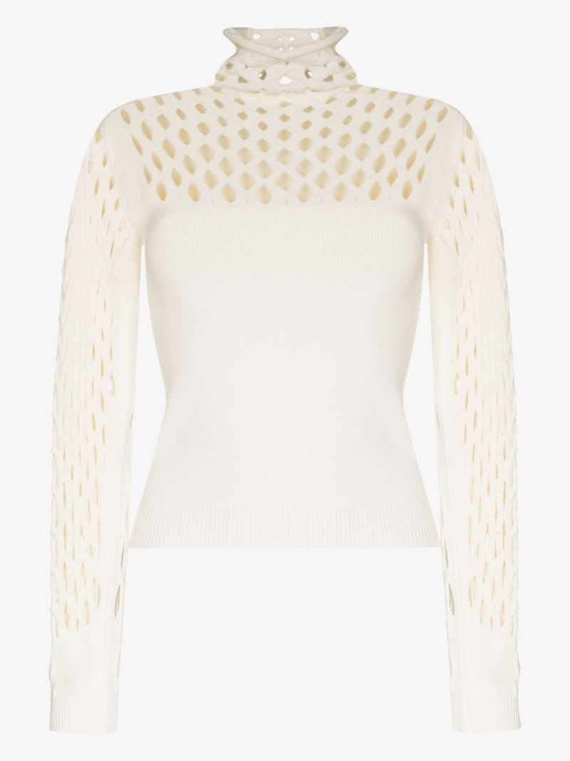 Cutout Roll Neck Top