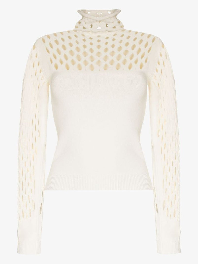 Cutout Roll Neck Top