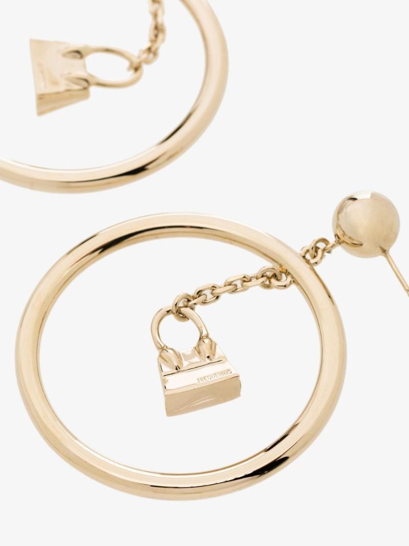 Gold-tone L'anneau Chiquito Hoop Earrings
