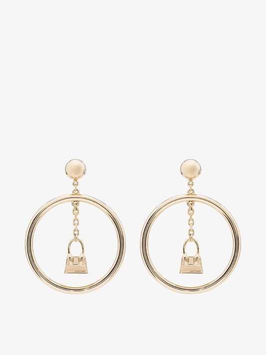 Gold-tone L'anneau Chiquito Hoop Earrings