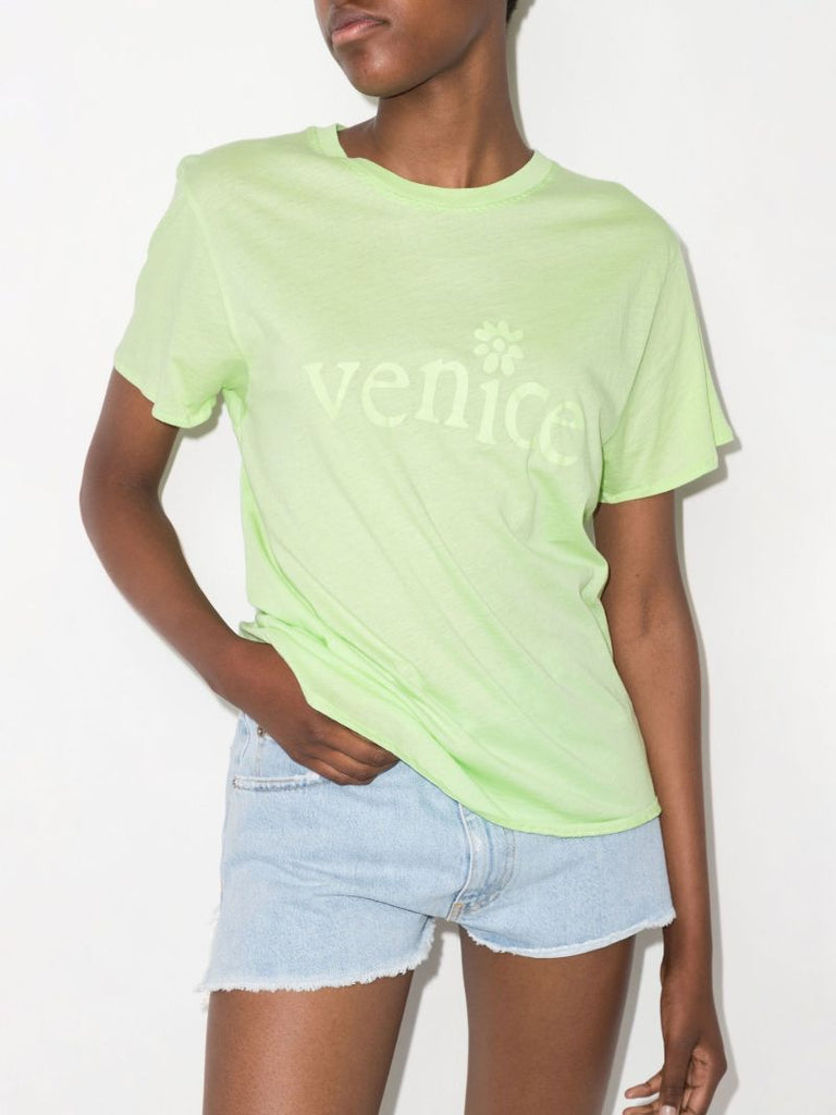 Venice Print Cotton T-shirt
