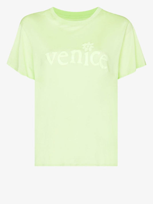 Venice Print Cotton T-shirt