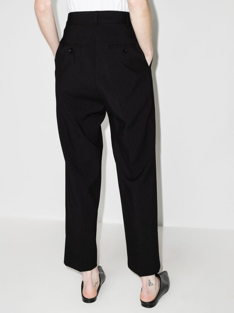 Black Bea Straight-leg Trousers