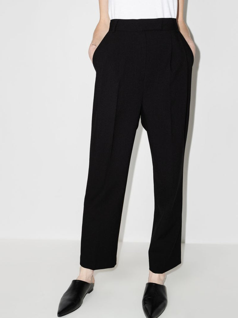 Black Bea Straight-leg Trousers